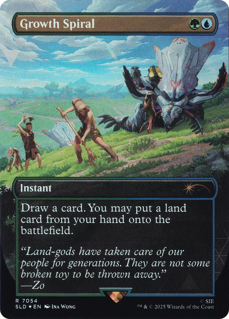 Image for Growth Spiral (Rainbow Foil) (7054) (SLD) - Magic: The Gathering