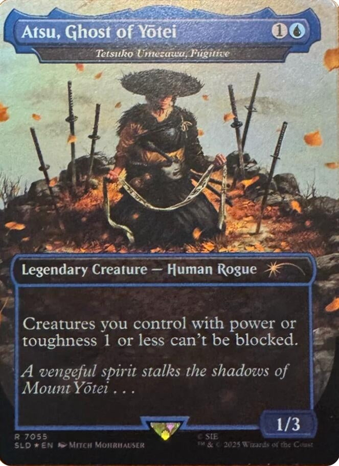 Atsu, Ghost of Yotei - Tetsuko Umezawa, Fugitive (Rainbow Foil) (7055) (SLD)