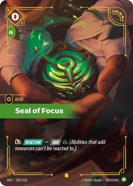 Seal of Focus (Overnumbered) (226/221) (SPF)