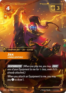 Jax - Unrelenting (119/221) (SPF)