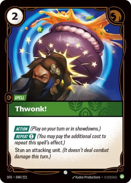 Image for Thwonk! (040/221) (SFD) - Riftbound: League of Legends Trading Card Game