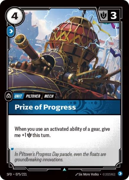Prize of Progress (075/221) (SPF)