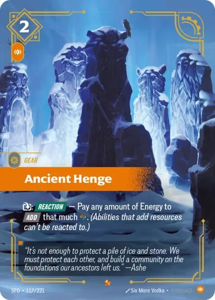 Image for Ancient Henge (117/221) (SFD) - Riftbound: League of Legends Trading Card Game