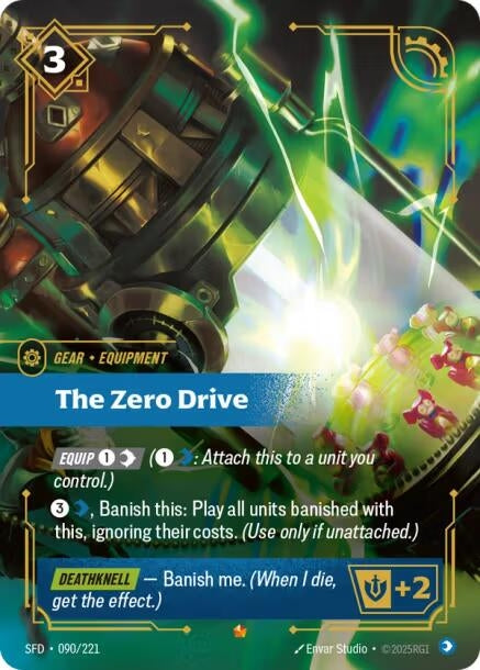 Image for The Zero Drive (090/221) (SPF) - Riftbound: League of Legends Trading Card Game