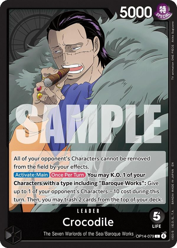 Image for Crocodile - OP14-079 (OP14-079) (OP14) - One Piece Card Game