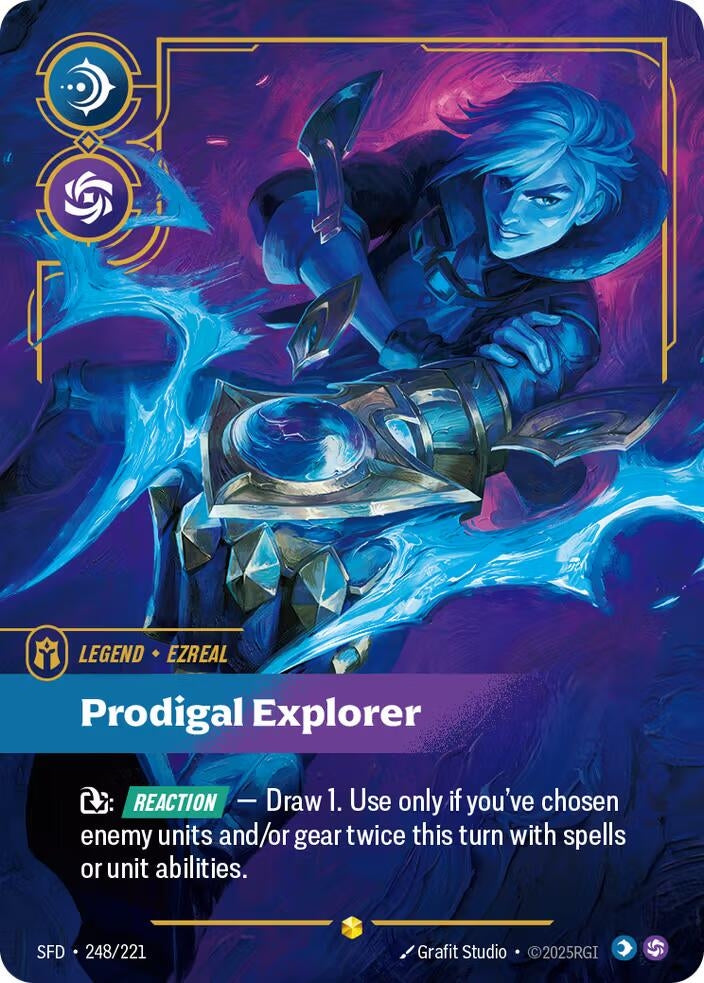 Ezreal - Prodigal Explorer (Overnumbered) (248/221) (SPF)