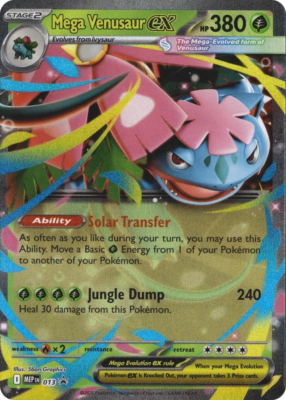 Image for Mega Venusaur ex - 013 (013) (MEP) - Pokemon