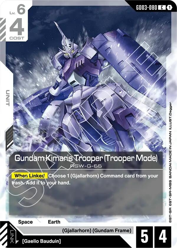 Gundam Kimaris Trooper (Trooper Mode) (GD03-080) (GD03)