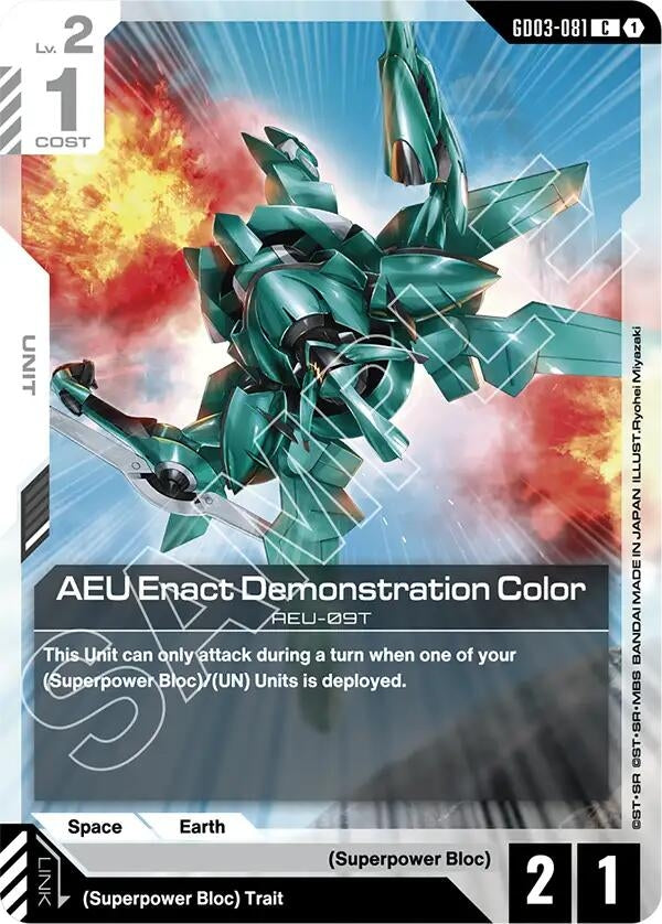 AEU Enact Demonstration Color (GD03-081) (GD03)