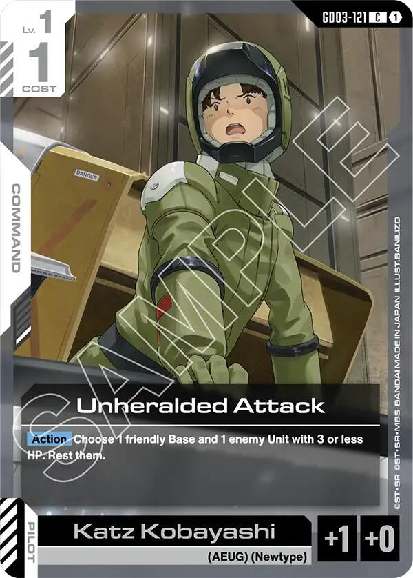 Unheralded Attack (GD03-121) (GD03)