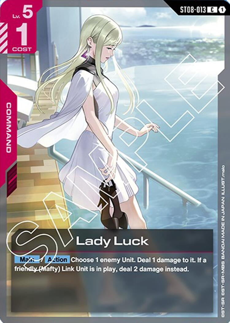 Image for Lady Luck (ST08-013) (ST08) - Gundam Card Game