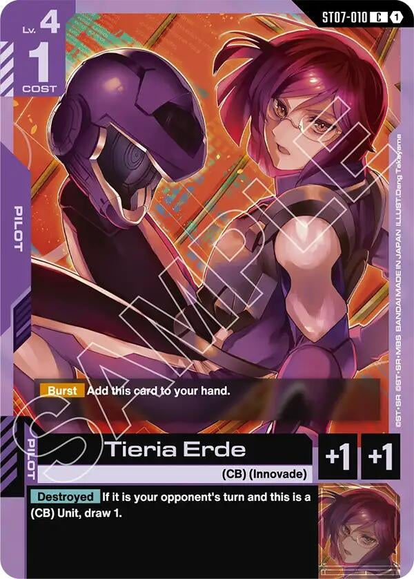 Image for Tieria Erde (ST07-010) (ST07) - Gundam Card Game