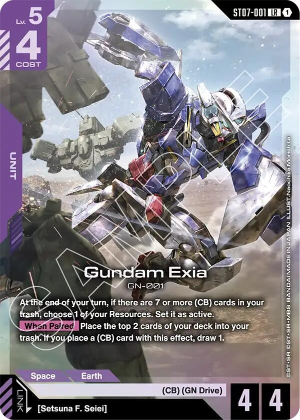 Image for Gundam Exia (ST07-001) (ST07-001) (ST07) - Gundam Card Game