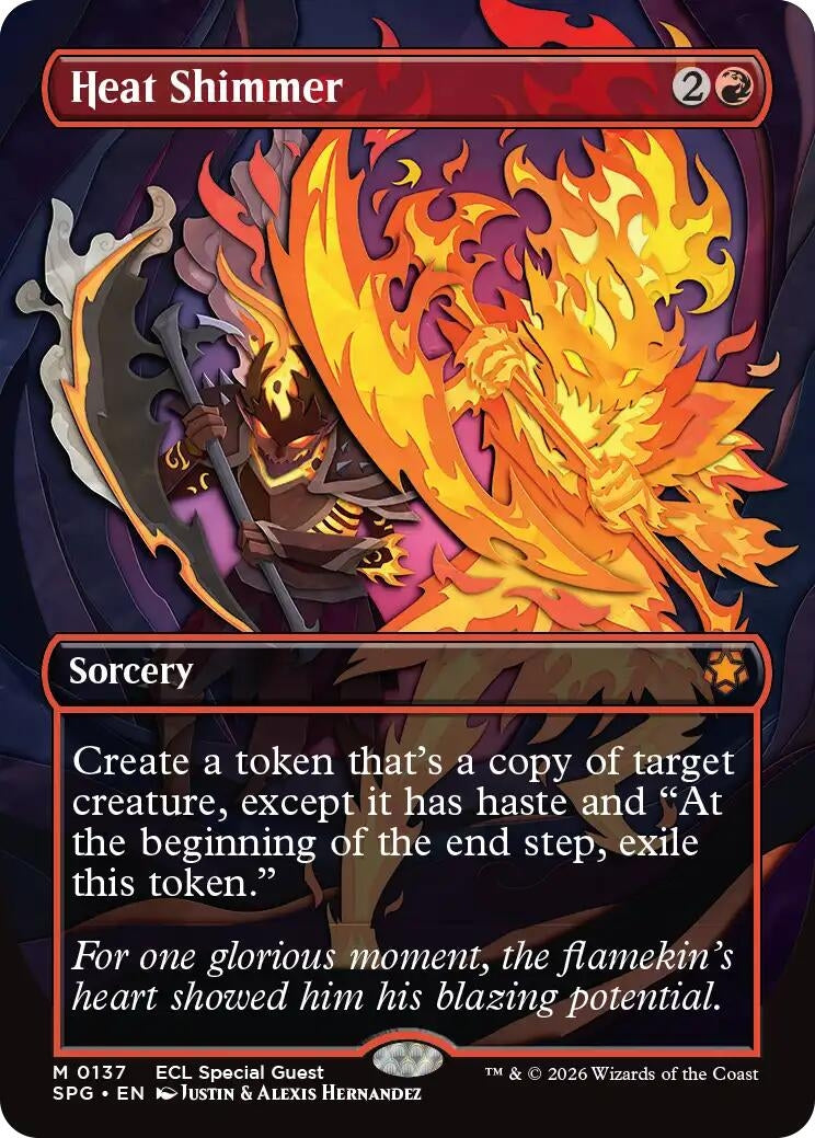 Image for Heat Shimmer (Borderless) (137) (SPG) - Magic: The Gathering