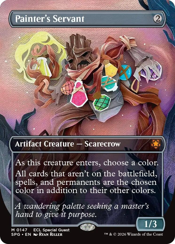 Image for Painter's Servant (Borderless) (147) (SPG) - Magic: The Gathering