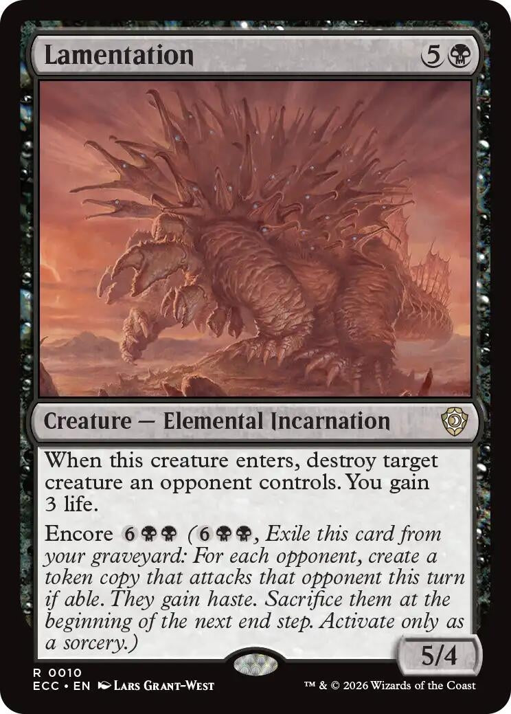 Image for Lamentation (10) - Magic: The Gathering