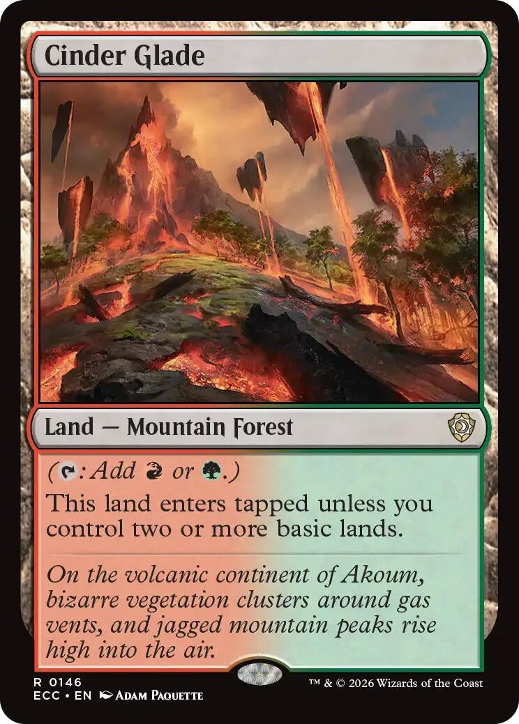 Image for Cinder Glade (146) - Magic: The Gathering