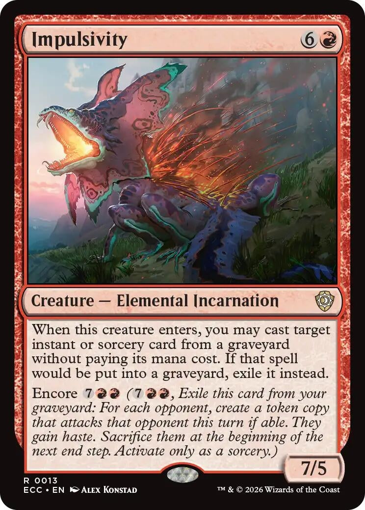 Image for Impulsivity (13) - Magic: The Gathering