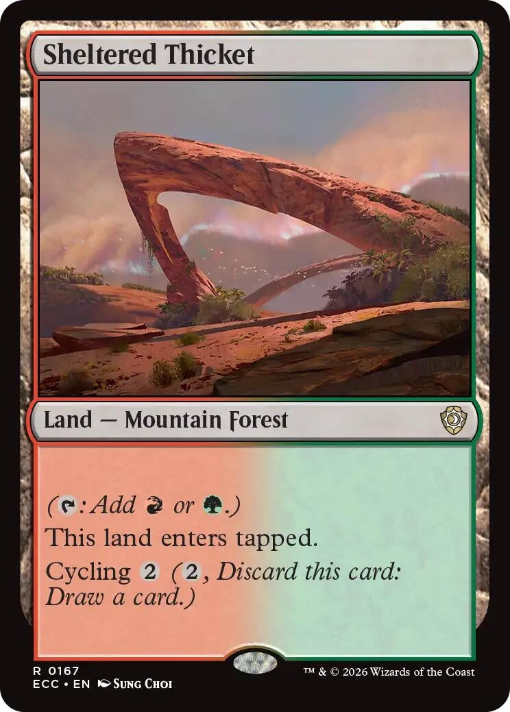 Image for Sheltered Thicket (167) - Magic: The Gathering