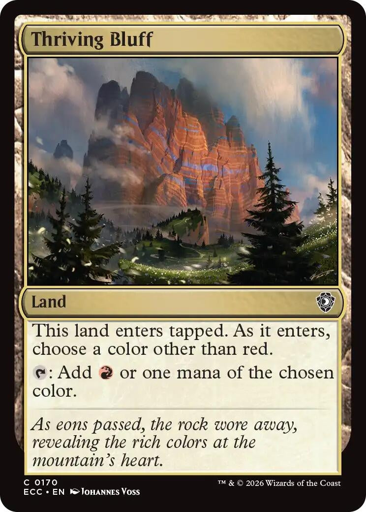 Image for Thriving Bluff (170) - Magic: The Gathering