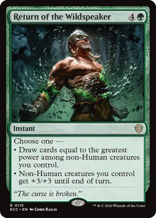 Image for Return of the Wildspeaker (115) - Magic: The Gathering