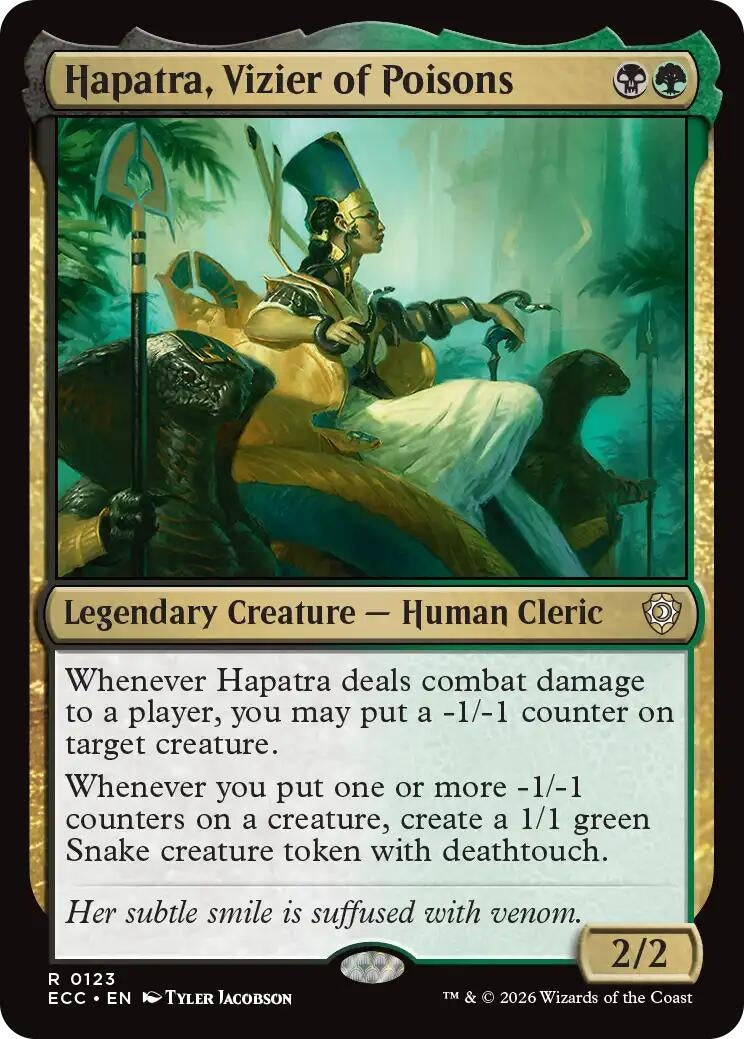 Image for Hapatra, Vizier of Poisons (123) - Magic: The Gathering