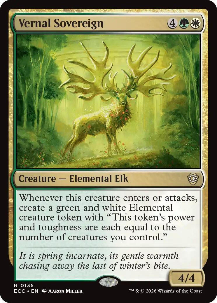 Image for Vernal Sovereign (135) - Magic: The Gathering