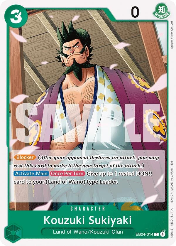 Image for Kouzuki Sukiyaki (EB04-014) (OP14) - One Piece Card Game