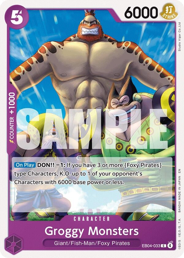 Groggy Monsters (EB04-033) (OP14)
