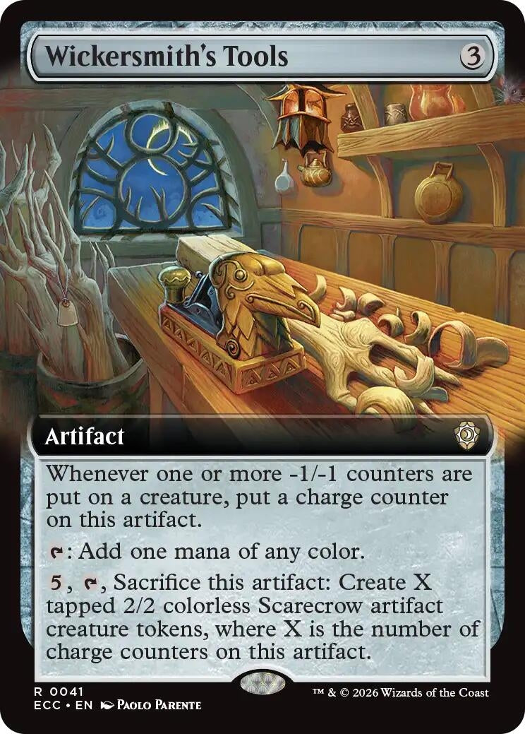 Image for Wickersmith's Tools (Extended Art) - Magic: The Gathering