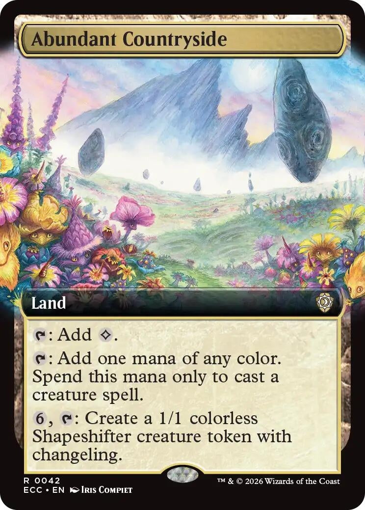 Image for Abundant Countryside (Extended Art) - Magic: The Gathering