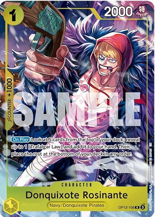 Image for Donquixote Rosinante (Illustration Box Vol.6) (OP12-108) (OP-PR) - One Piece Card Game