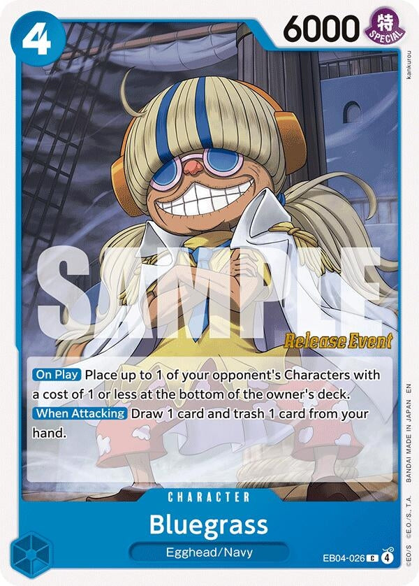 Image for Bluegrass (EB04-026) (OP14 RE) - One Piece Card Game