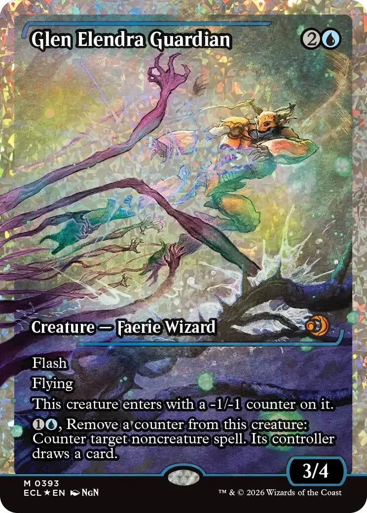 Glen Elendra Guardian (0393) (Showcase) (Fracture Foil) (393) (ECL)