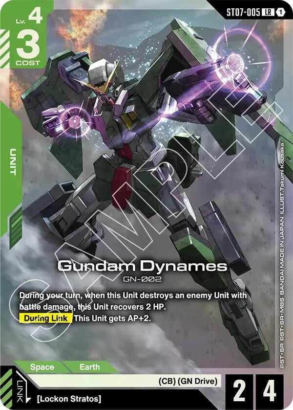 Image for Gundam Dynames (LR) (ST07-005) (ST07) - Gundam Card Game