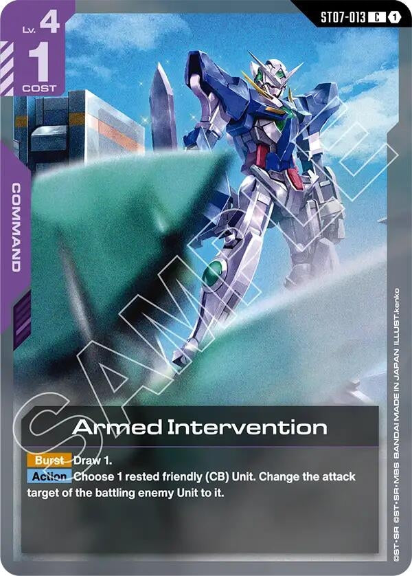 Image for Armed Intervention (ST07-013) (ST07) - Gundam Card Game