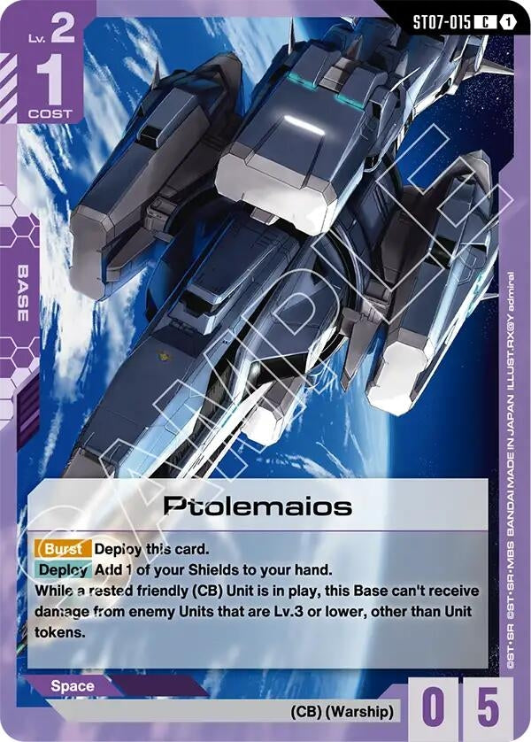 Image for Ptolemaios (ST07-015) (ST07) - Gundam Card Game