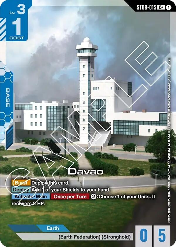 Image for Davao (C+) (ST08-015) (ST08) - Gundam Card Game