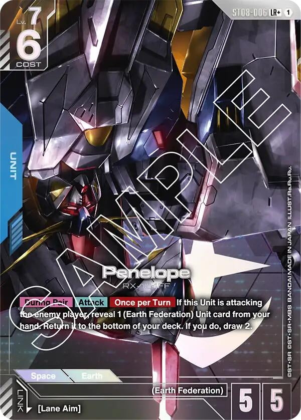 Image for Penelope (LR+) (ST08-006) (ST08) - Gundam Card Game
