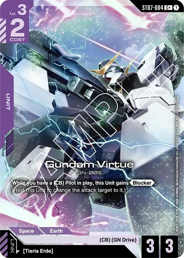 Image for Gundam Virtue (ST07-004) (C+) (ST07-004) (ST07) - Gundam Card Game