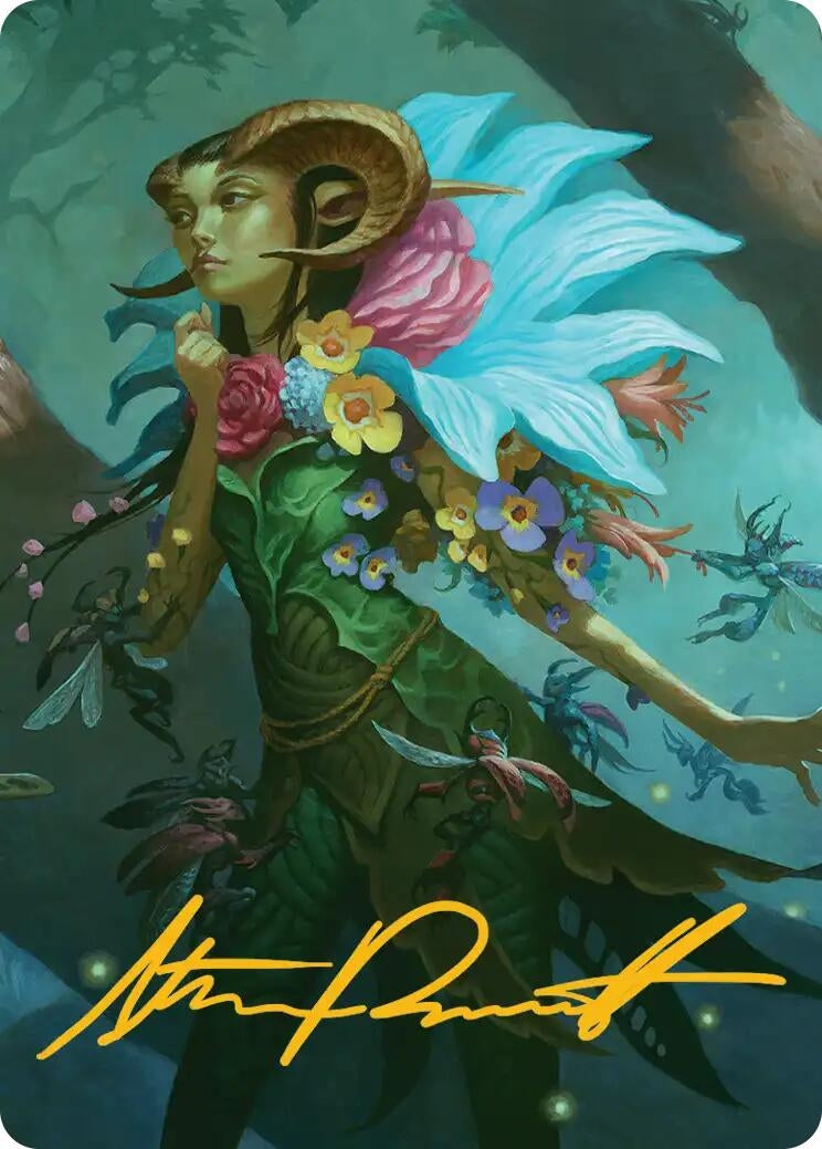Image for Maralen, Fae Ascendant Art Card (Gold-Stamped Signature) (24) - Magic: The Gathering