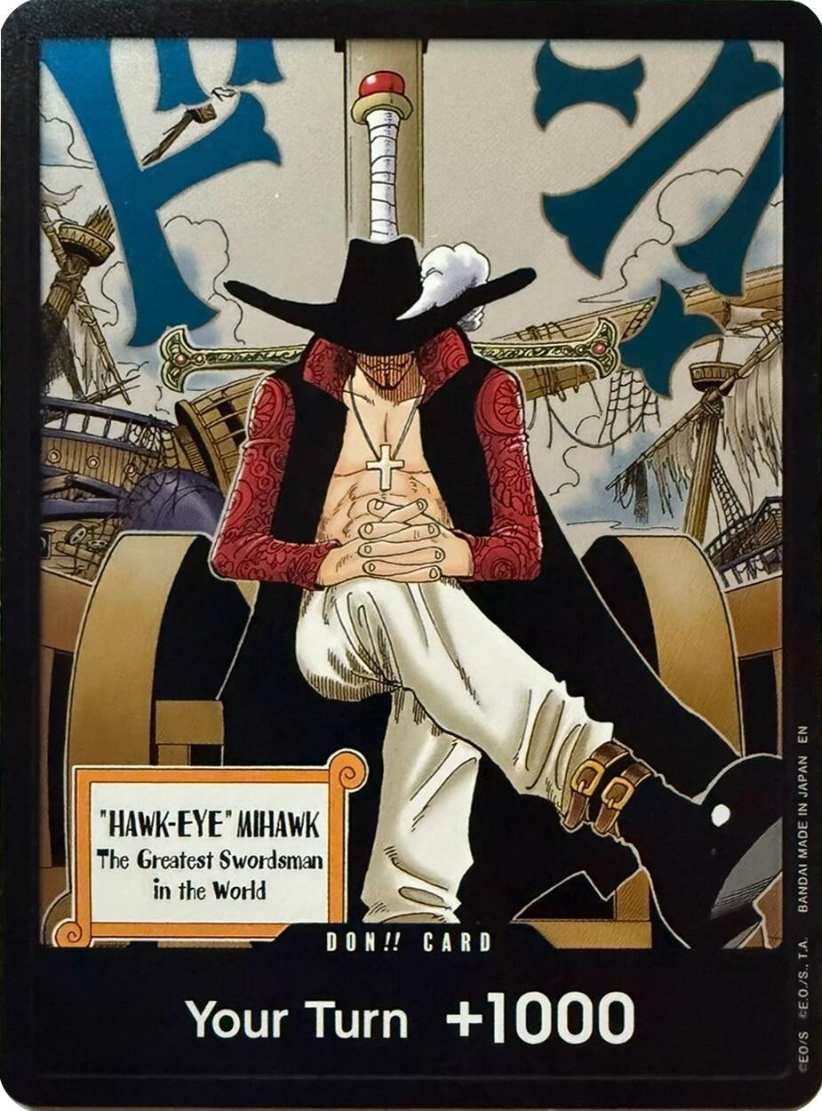 Image for DON!! Card (Dracule Mihawk) (OP14) - One Piece Card Game