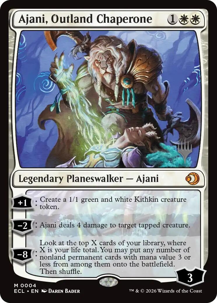 Ajani, Outland Chaperone (4) (PPECL)