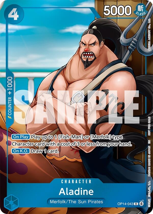 Image for Aladine (Dash Pack) (OP14-043) (OP14) - One Piece Card Game