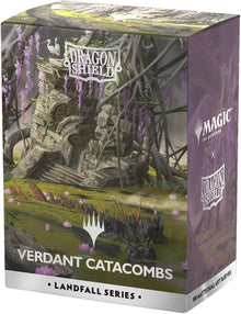 Image for Dragon Shield Landfall Series Dual Matte: Standard Art Sleeves - Verdant Catacombs (100-Pack) - Card Sleeves