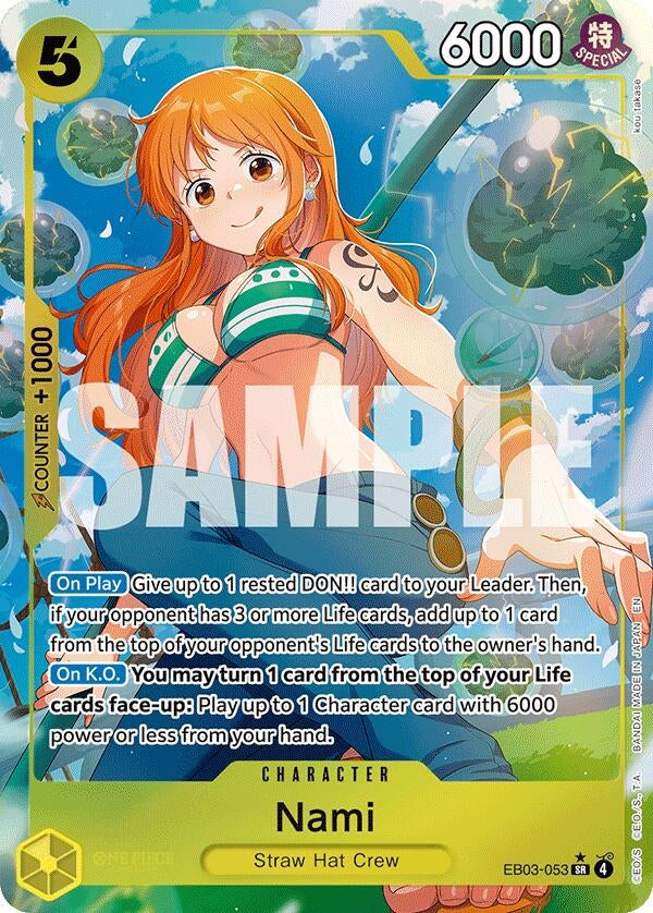 Nami (053) (Alternate Art) (EB03-053) (EB-03)