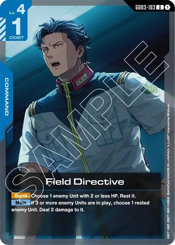 Field Directive (GD03-103) (GD03)