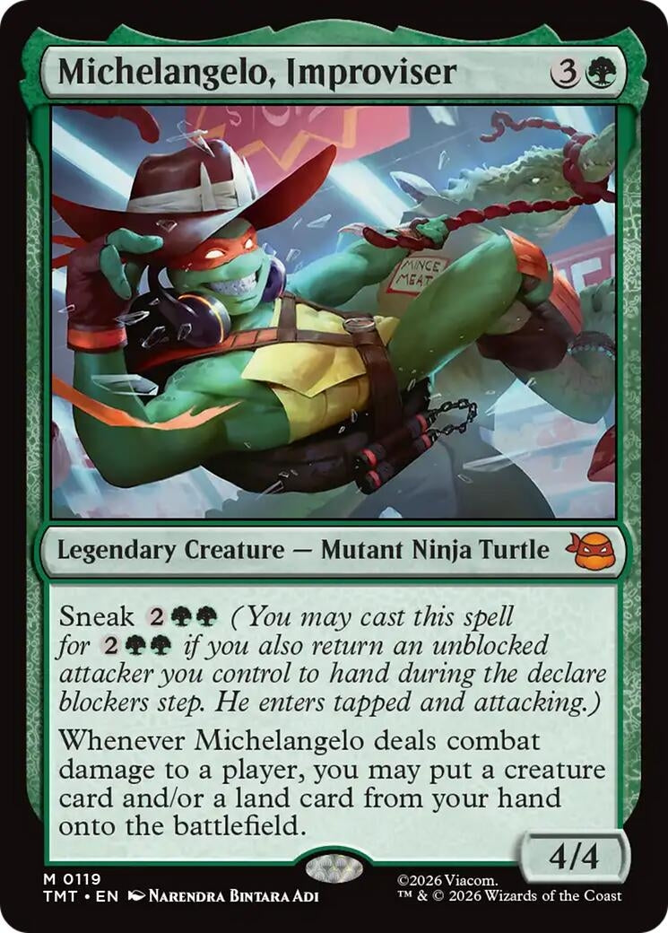 Michelangelo, Improviser (119) (TMT)