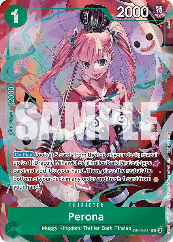Image for Perona - OP09-034 (OP09-034) (EB-03) - One Piece Card Game