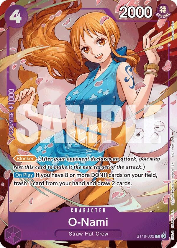 Image for O-Nami - ST18-002 (ST18-002) (EB-03) - One Piece Card Game